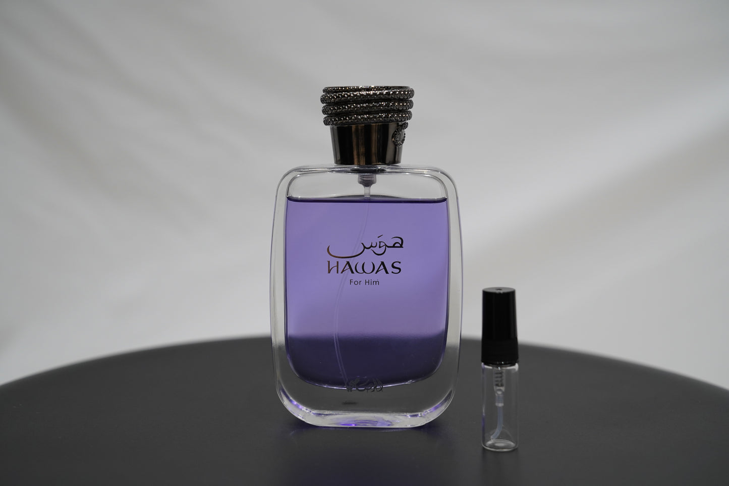 Rasasi Hawas For Him (itsepulloitettu tuoksunäyte, alkuperäisestä tuotteesta)
